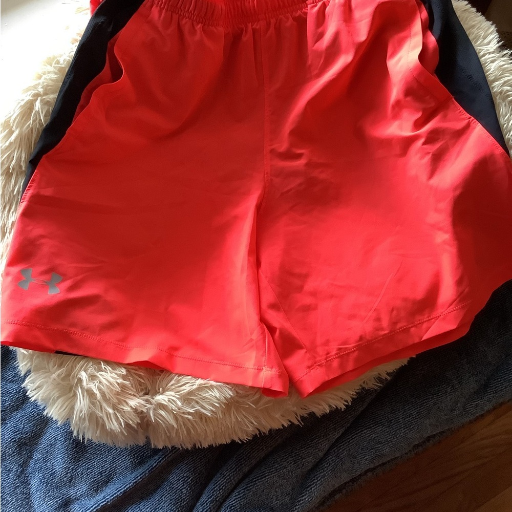 Under Armour Red and Black Men’s Swim Trunks sku244